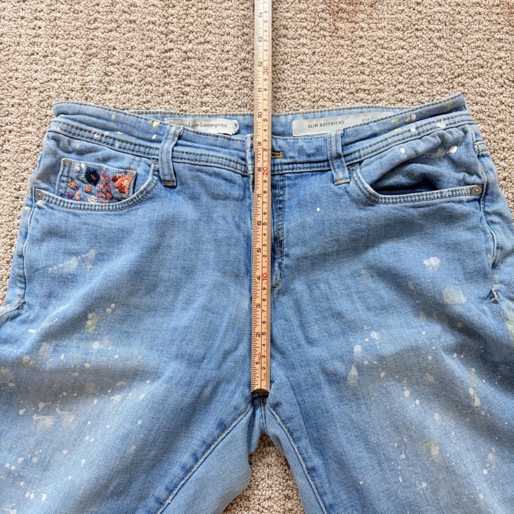 Pilcro and the Letterpress Light Blue Embroidered Boyfriend Jeans - Picture 10 of 10